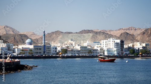 Panoramic View of Muscat, Oman photo