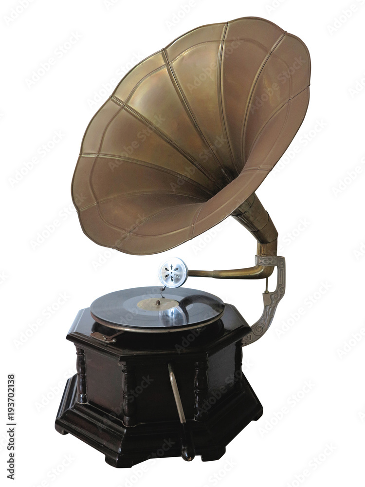 Old Megaphone Record Player