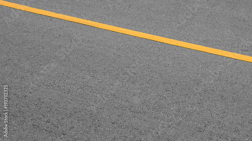 yellow line on asphalt road © sema_srinouljan