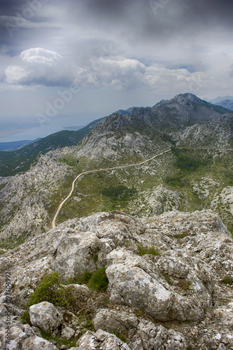 Tulove grede, part of Velebit mountain in Croatia, landscape