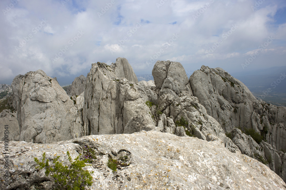 Tulove grede, part of Velebit mountain in Croatia, landscape Tulove grede, part of Velebit mountain in Croatia, landscape