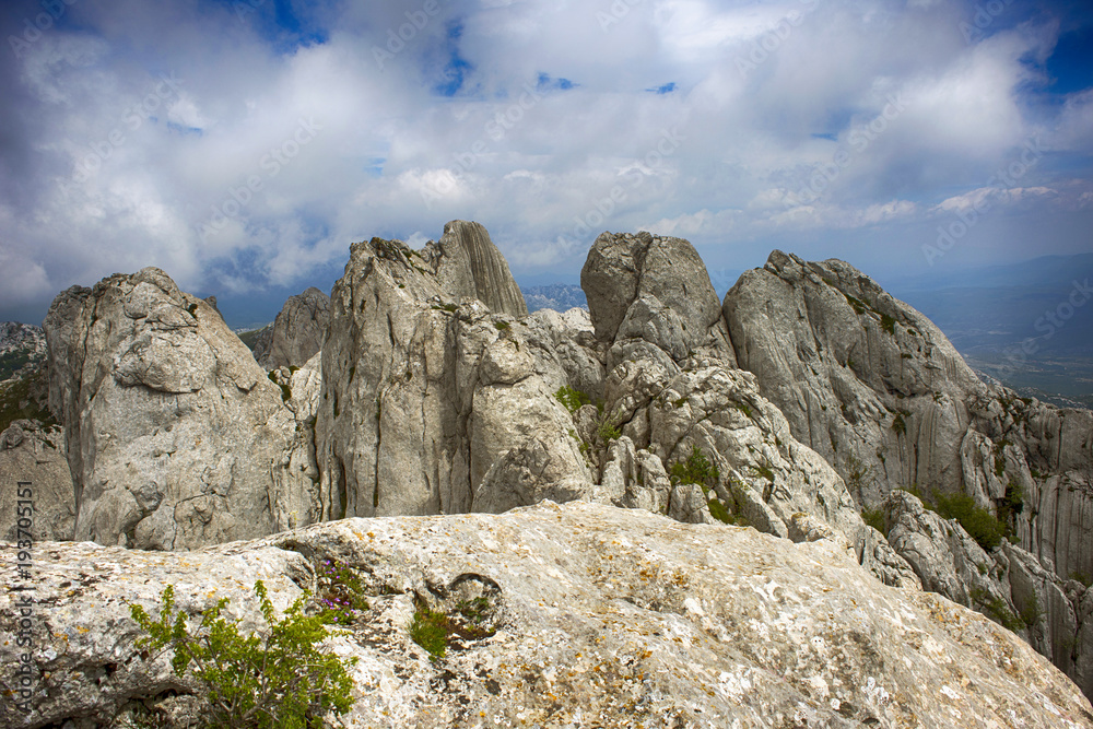 Tulove grede, part of Velebit mountain in Croatia, landscape Tulove grede, part of Velebit mountain in Croatia, landscape