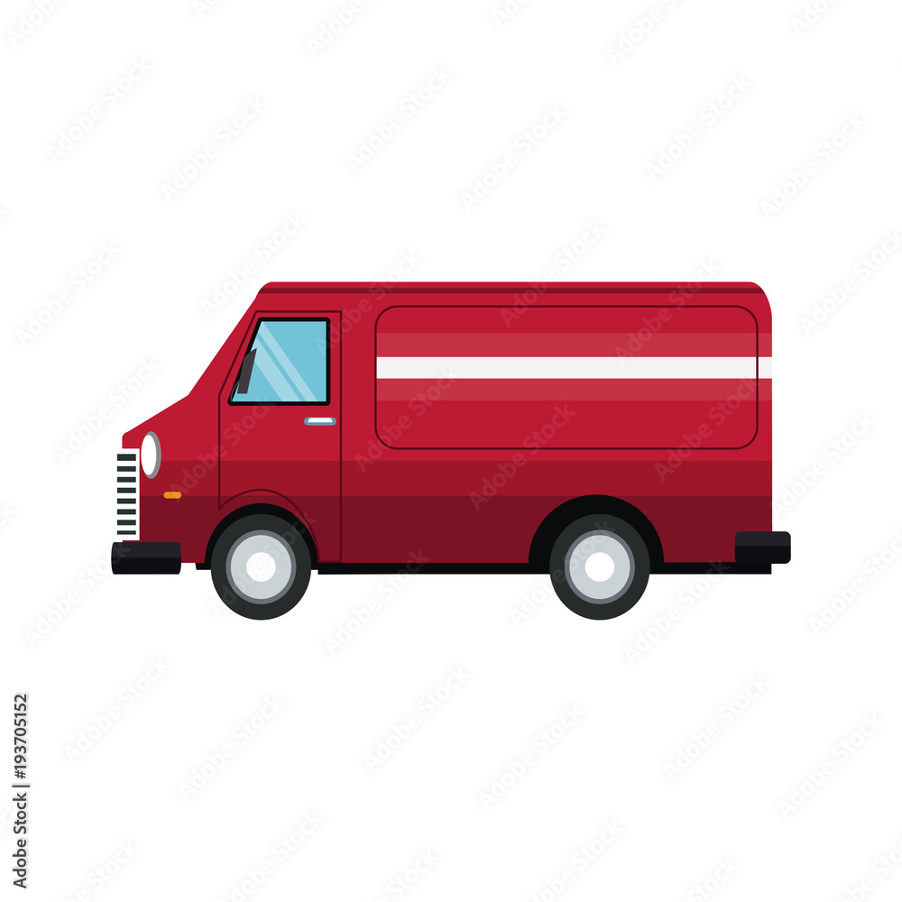 car van commercial vehicle delivery service vector illustration car van commercial vehicle delivery service vector illustration