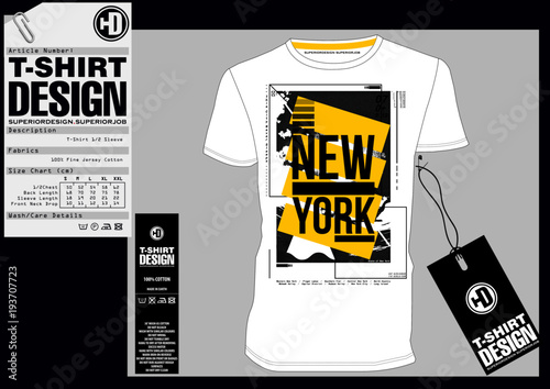 Stock Vector Illustration: T-Shirt Design / Print Design
