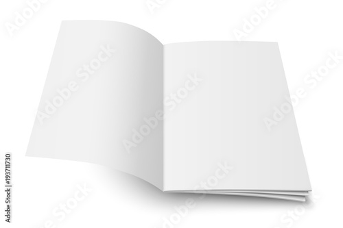 Vector mock up of book or magazine