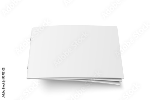 Vector mock up of book or magazine