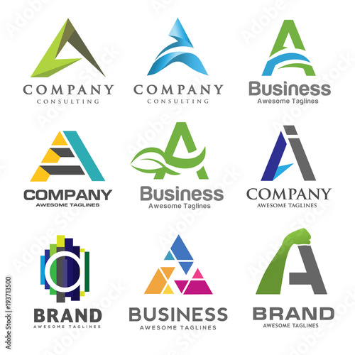 A letter logo vector, A letter logo design vector illustration template, A letter logo vector, letter A logo vector, creative Letter A letter logo