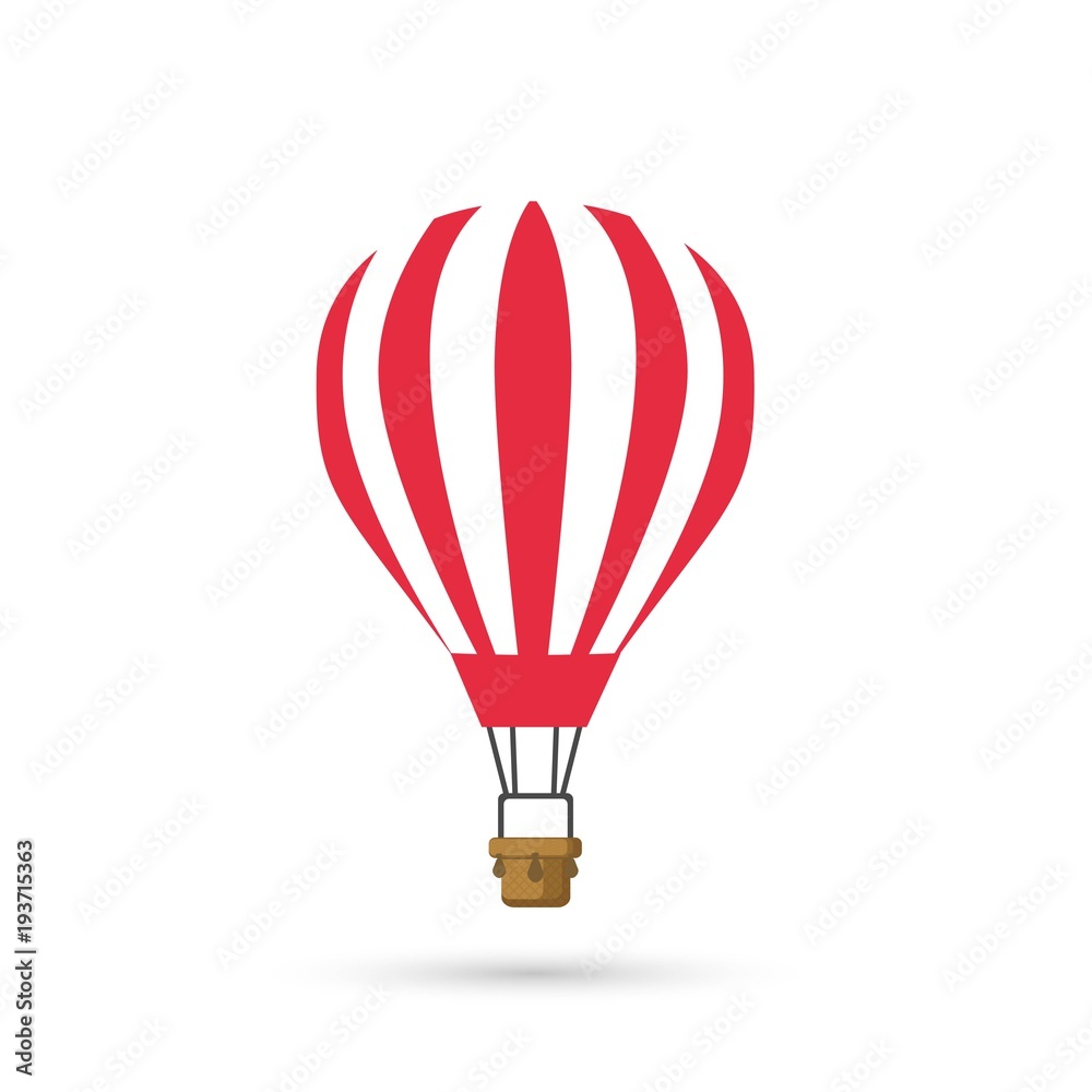 Hot air balloon icon Hot air balloon icon