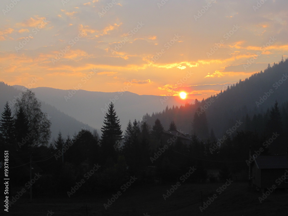 Obraz premium Prykarpattya. Ivano-Frankivsk region. Ukraine