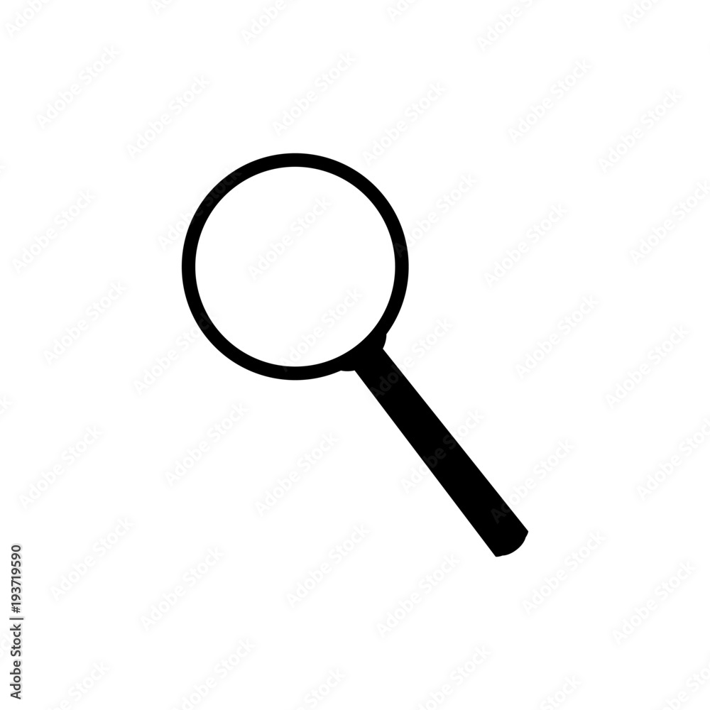 Magnifying glass, magnifier icon, logo Magnifying glass, magnifier icon, logo