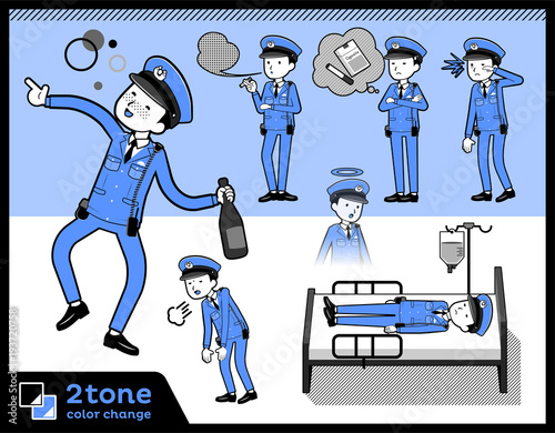 2tone type police men_set 10