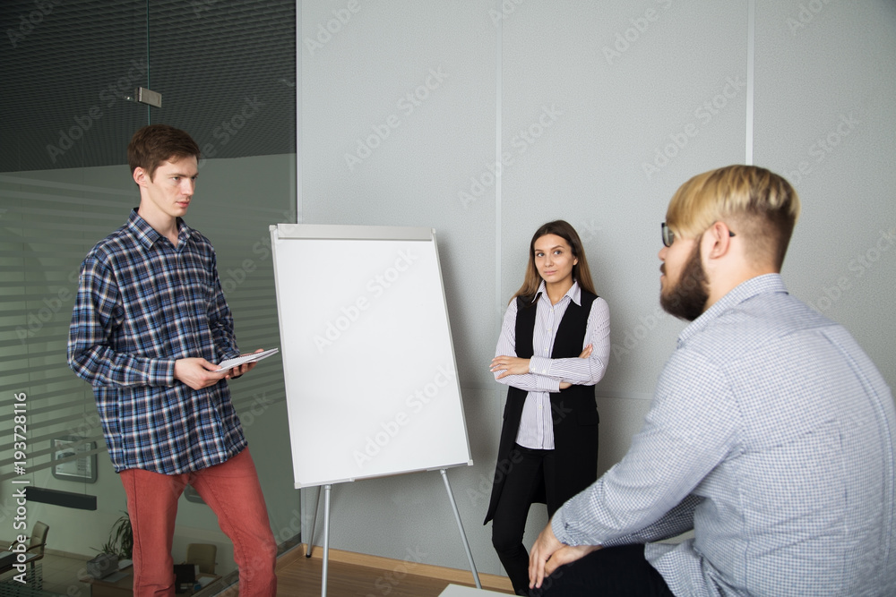 Fototapeta premium people work in the office