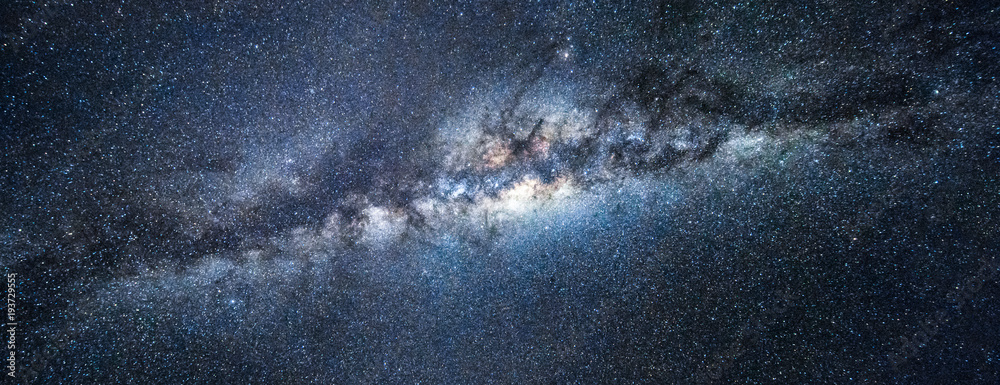 Naklejka premium Panorama Drogi Mlecznej
