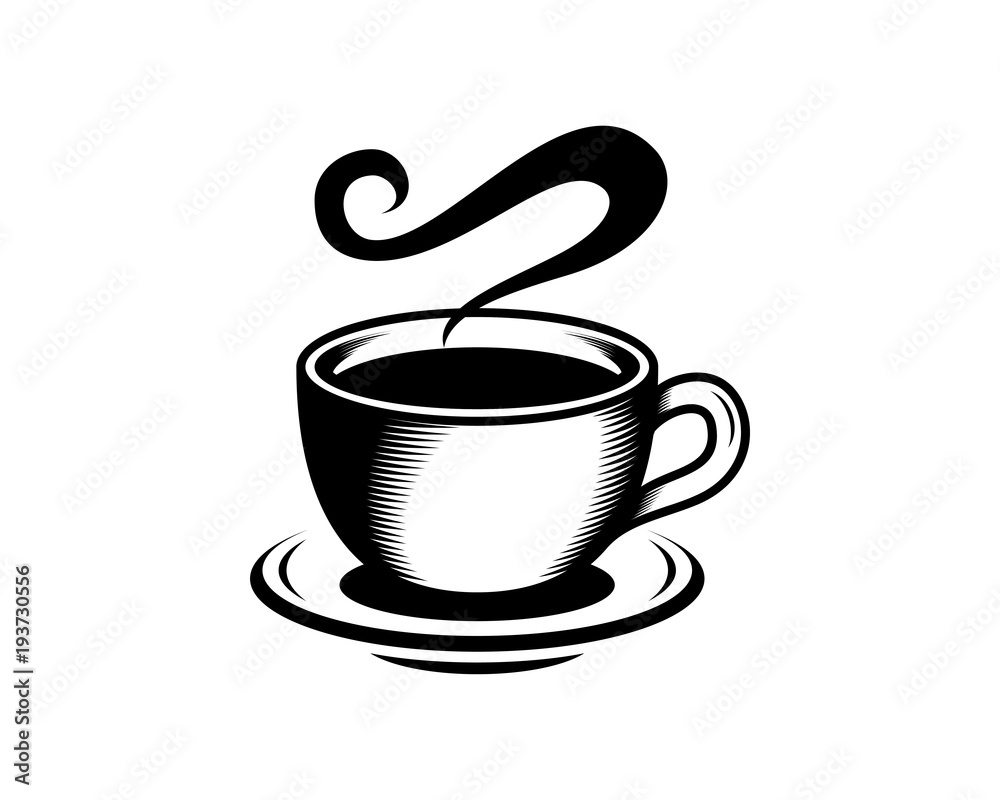 Hand drawn sketch coffee cup Royalty Free Vector Image