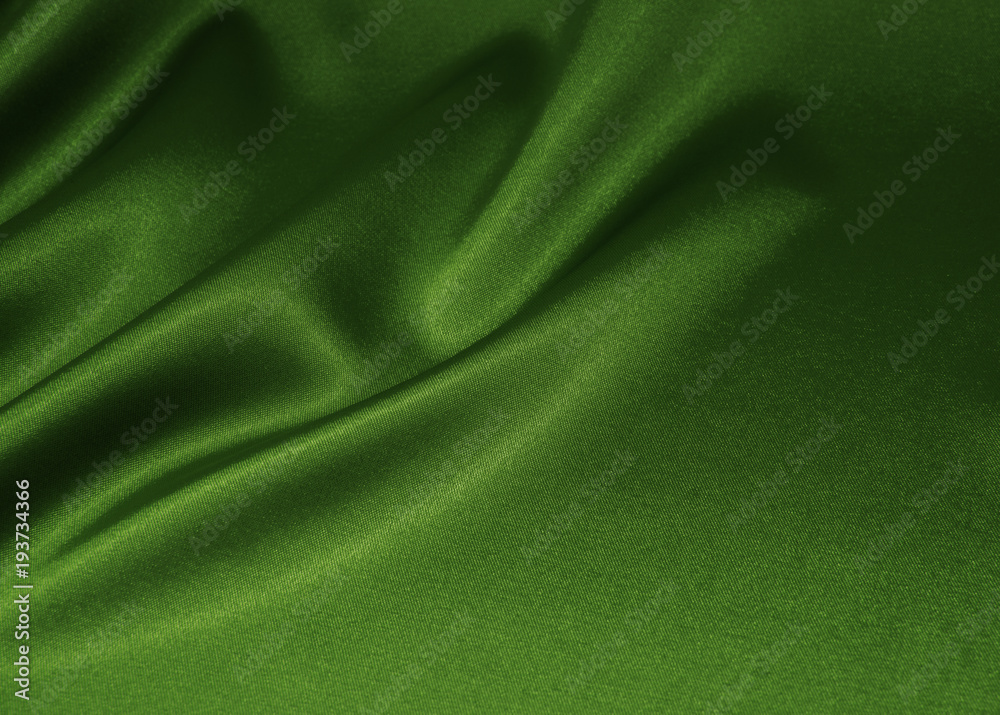 Obraz premium Green satin, silk, texture background