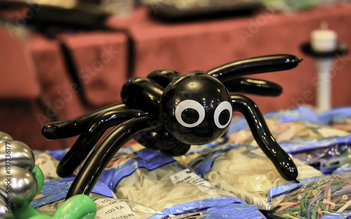 Balloon figures Black spider