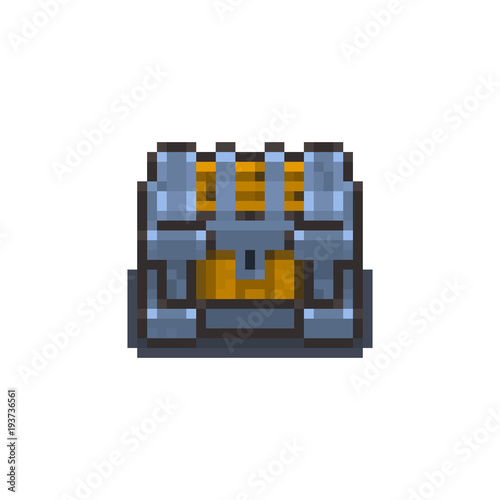 Pixel old chest for games and websites