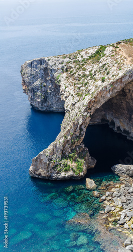 View on Blue Grotto from panorama point