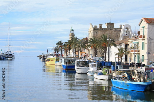 Port du Grau du roi en Camargue  Le Gard  France