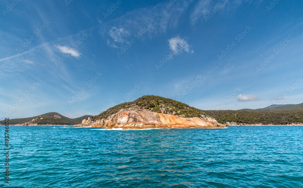 The shore of the wilsons promontory national park