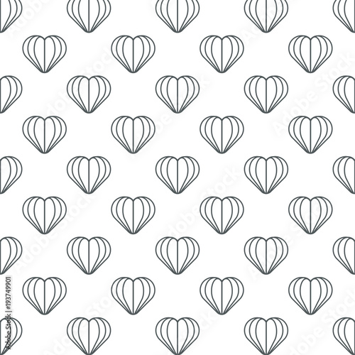 Organic heart pattern background