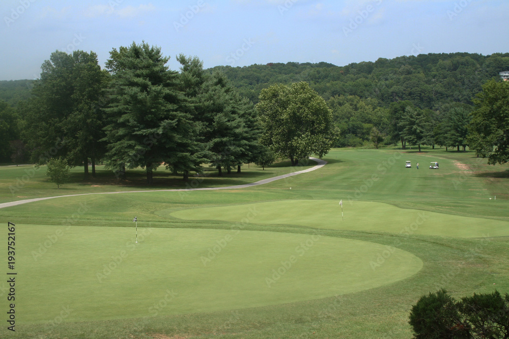 Fototapeta premium Golf Course Long Shot Photo