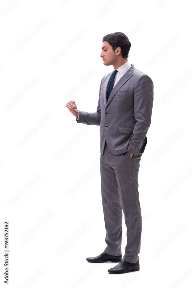 Businessman isolated on the white background Businessman isolated on the white background