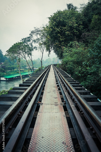 Death Railway at Kanchanaburi province Thailand.