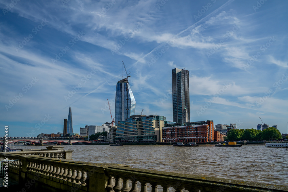 The Thames River in London is a great way to see the city on a relaxing boat ride.