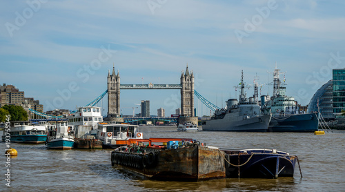 The Tower Bridge over the Thames in downtown London. © Richard