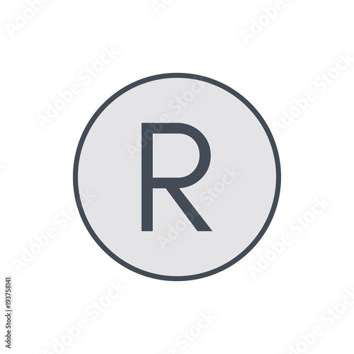 Copy copyright mark registred restriction right icon photo