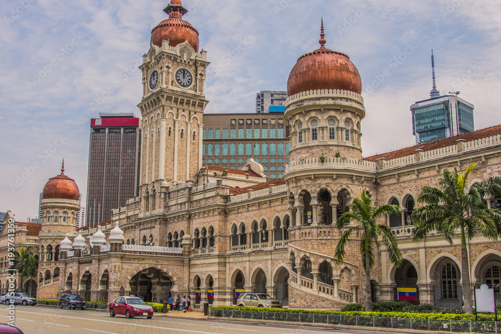 Naklejka premium Sultan Abdul Samad building Kuala Lumpur Malaysia