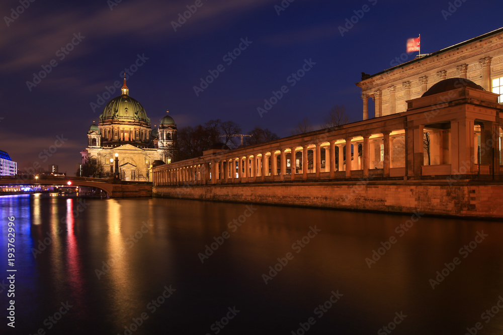 Berlin Cathedral , Berliner Dom at night, Berlin ,Germany