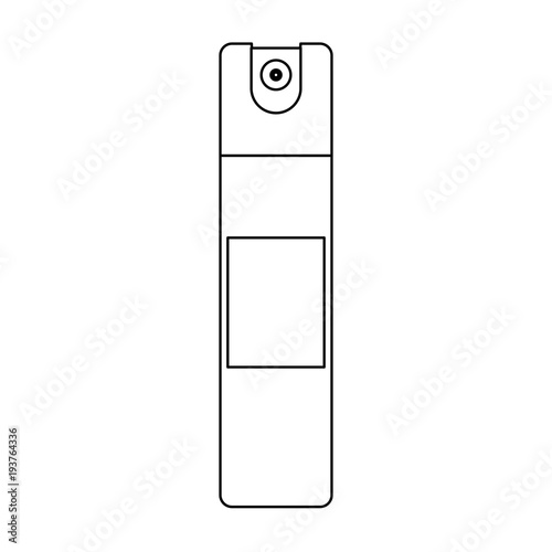 bottle spray air freshener disinfectant clean vector illustration outline image
