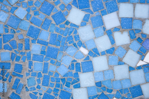 Detail of the mosaic backgr...