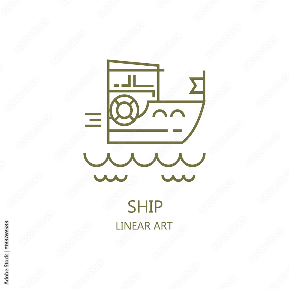 Boat vector illustration