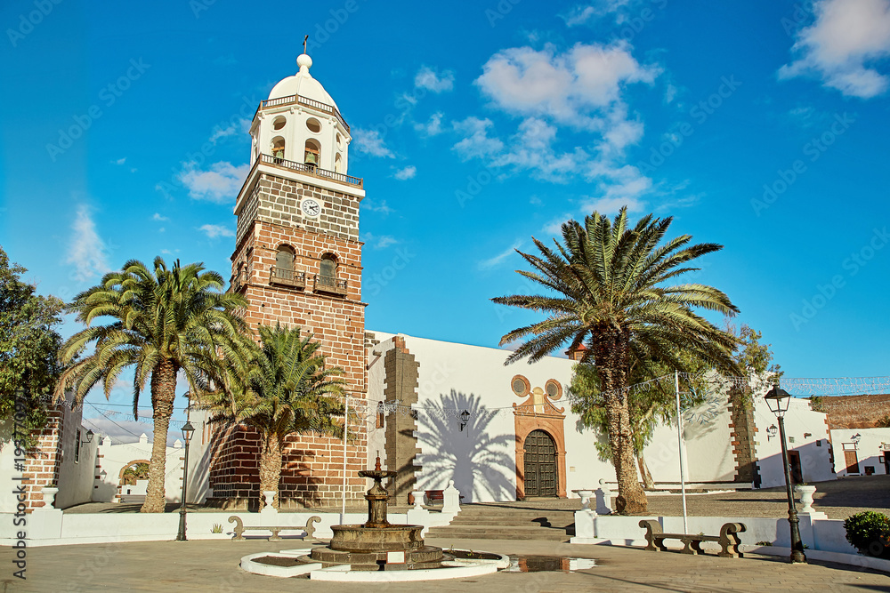 Fototapeta premium Teguise village, Lanzarote Island, Spain