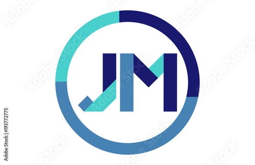 JM Global Circle Ribbon letter Logo Free Download JM Global Circle Ribbon letter Logo - GFXLoad