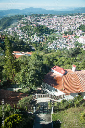 Aerial view of Taxco, from the cable car terminal
