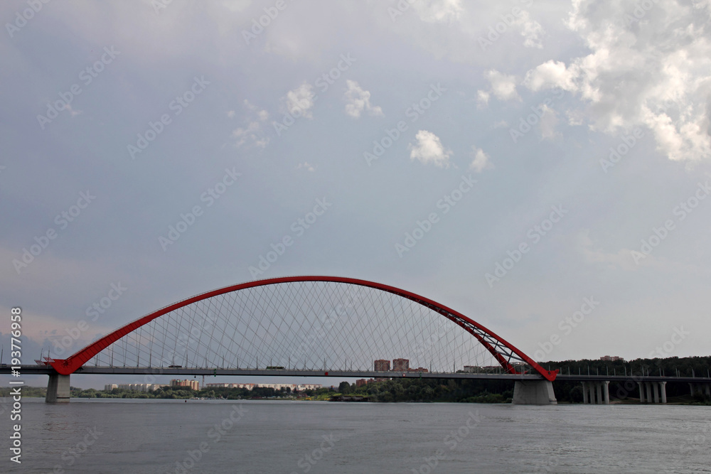 The new bridge of Novosibirsk