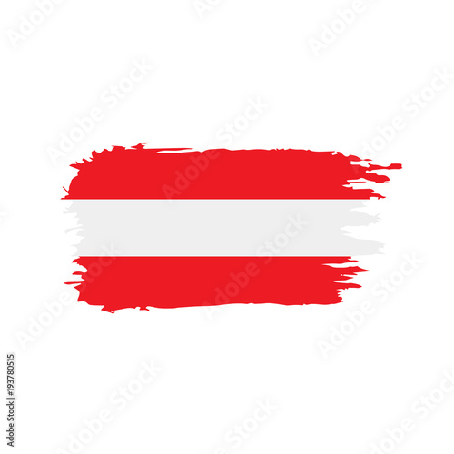 Austria flag  vector illustration