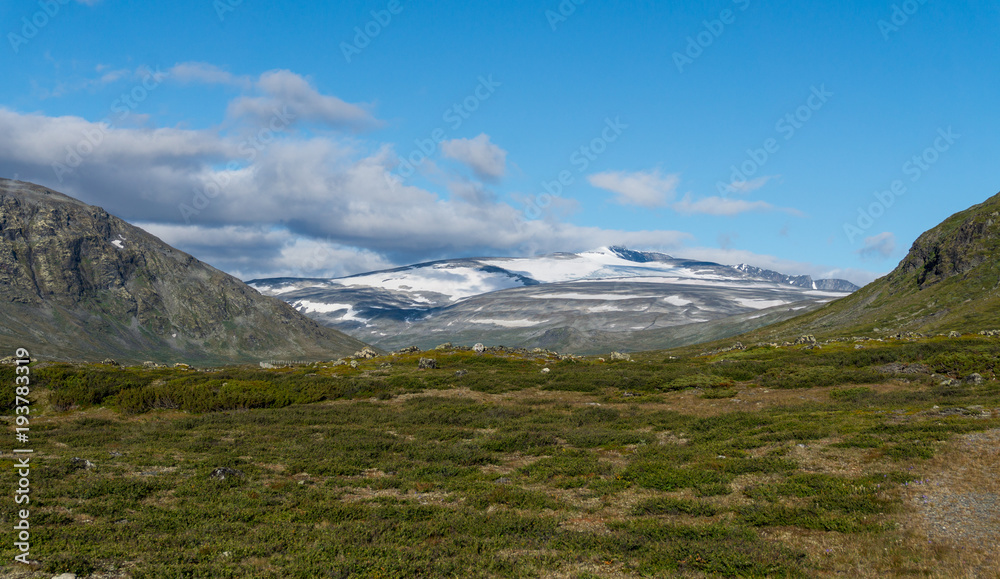 Mountain landscape in Jotunheimen National Park, Norway