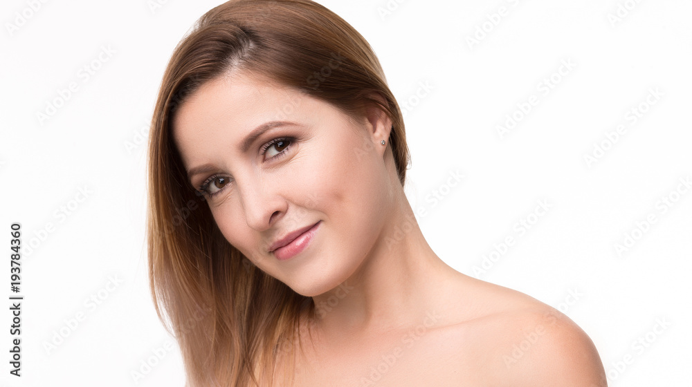 Beautiful female with light makeup. Looking alluring. Beautiful female with light makeup. Looking alluring.