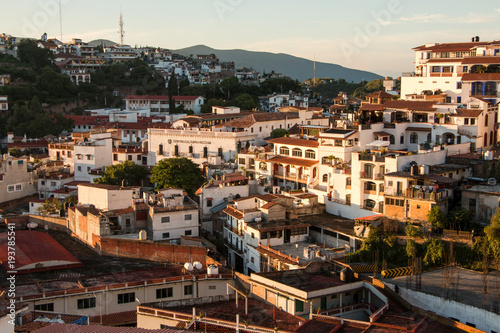 Fototapeta Naklejka Na Ścianę i Meble -  View of Taxco, Mexico, city of silver trade