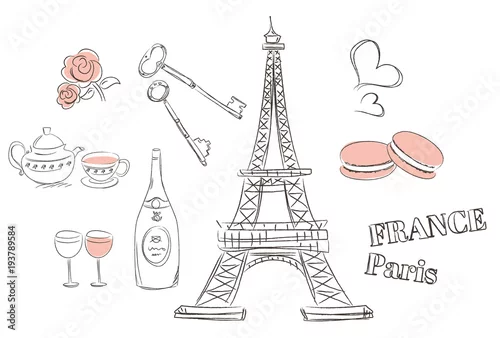 Obraz Motyw francuski