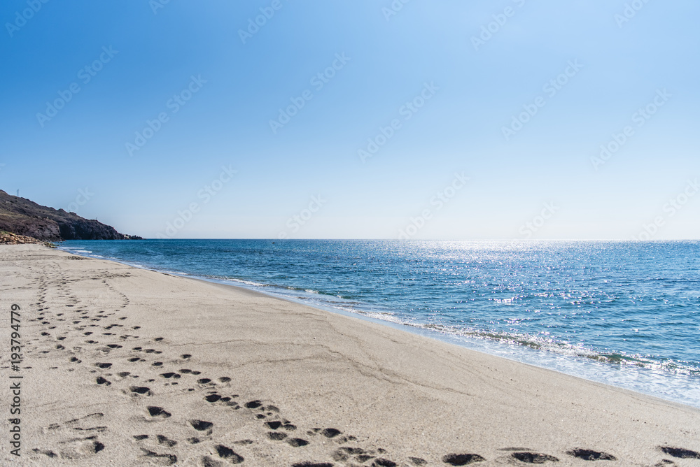 mediterranean beach landscape