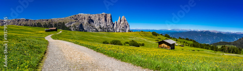 mountain landscape panorama photo