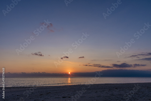 sunset on the beach © Miri García
