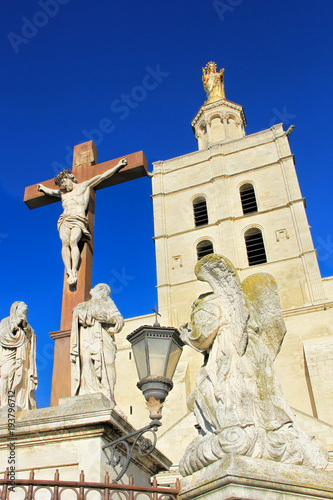 The Popes' Palace in Avignon, France