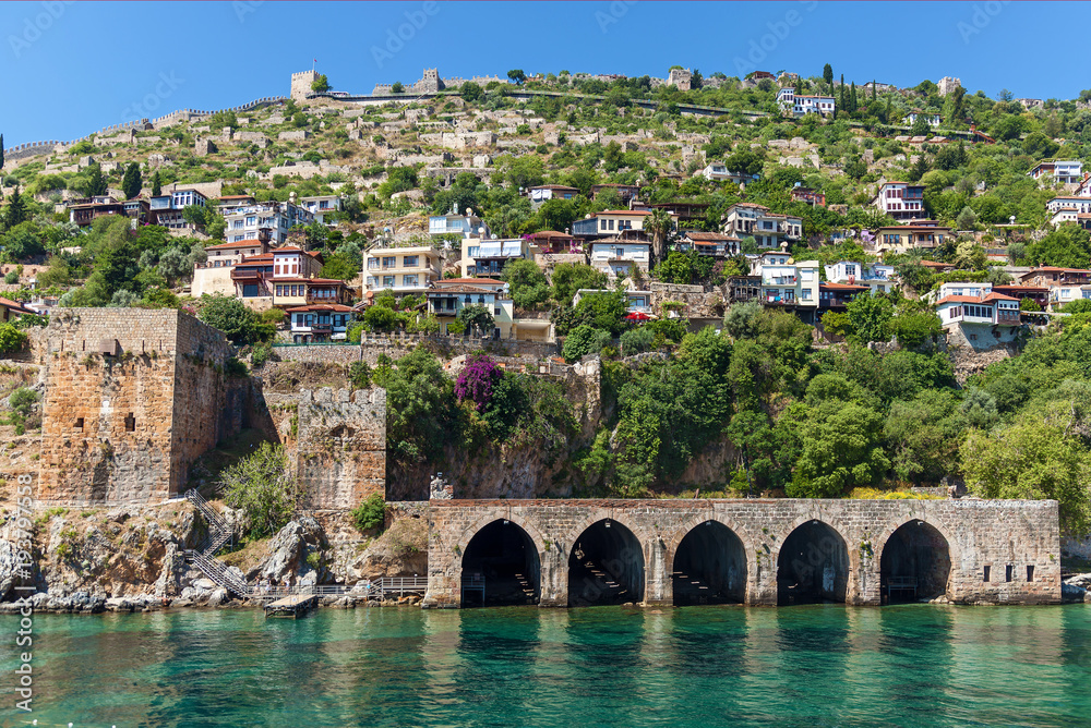 a fortress in Alanya.